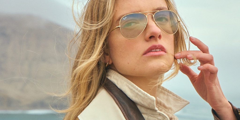 Comprar gafas de sol aviador para mujer online
